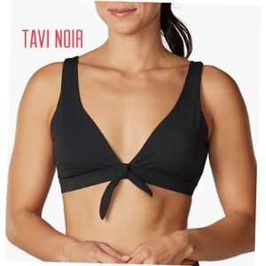TAVI NOIR Tie Front Yoga Sports Bra Size L Brand New